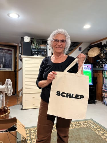 Customer photo review of Schlep Tote Bag