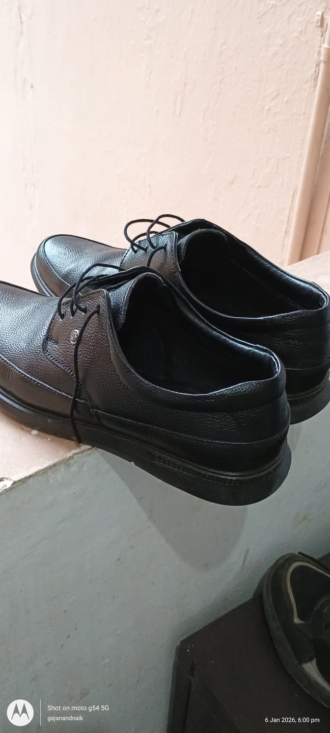 Customer photo review of Bacca Bucci Leather Office Lace-ups Formal Shoes | UK- 06 to 14