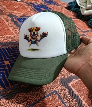 Customer photo review of Olive Leap Cap
