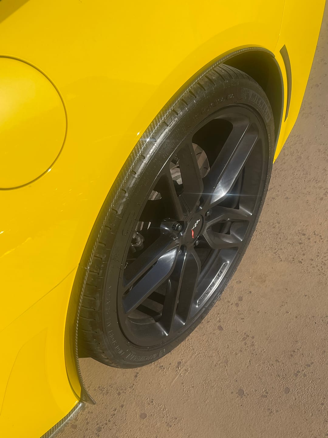 Customer photo review of Corvette C7 Base Rear Quarter Extension