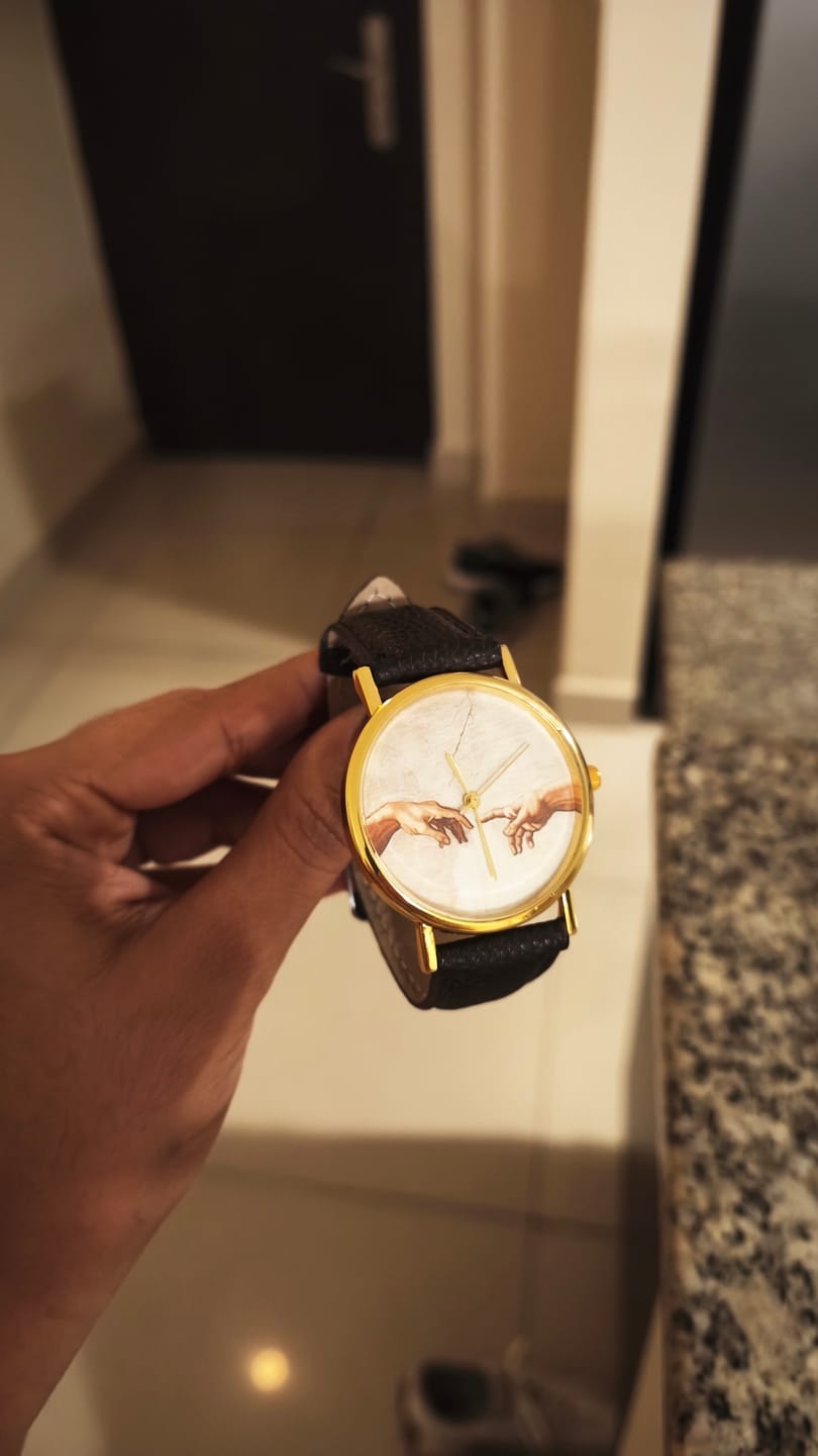 Customer photo review of Michelangelo The creation of Adam Watch