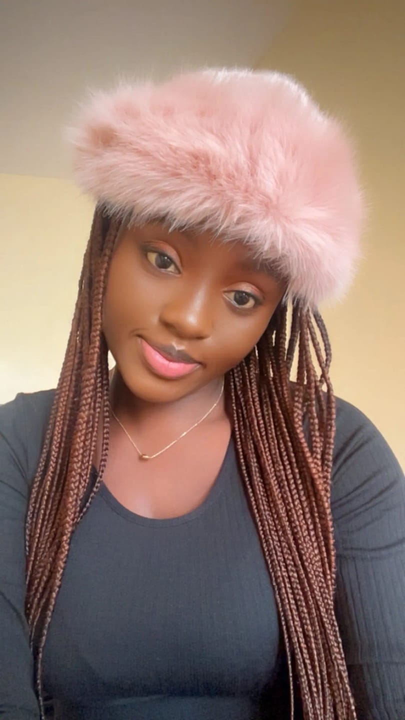 Customer photo review of Adkia Faux Fur Hat
