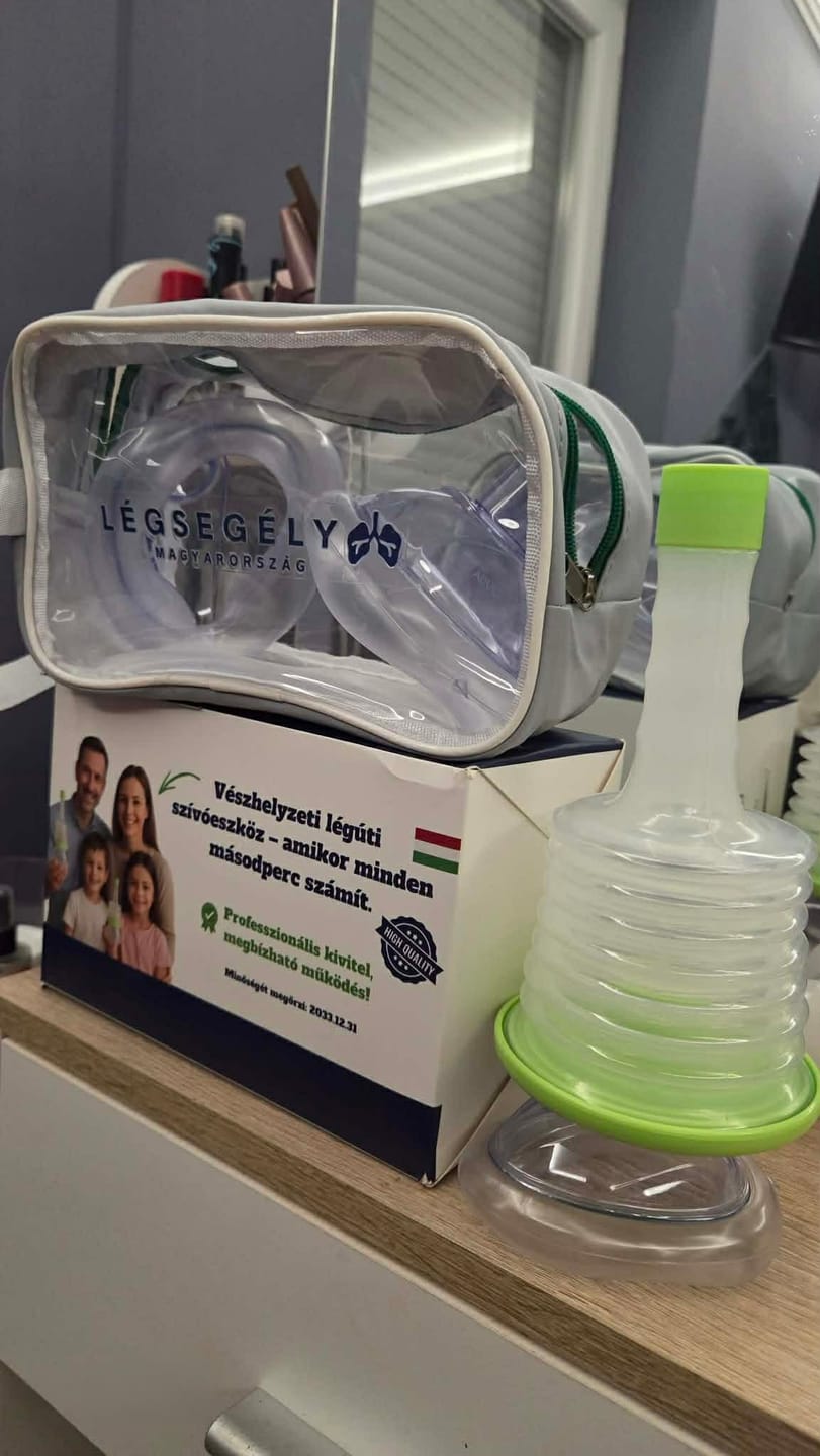 Customer photo review of Légsegély™ - Vészhelyzeti szívóeszköz a légutak tisztítására