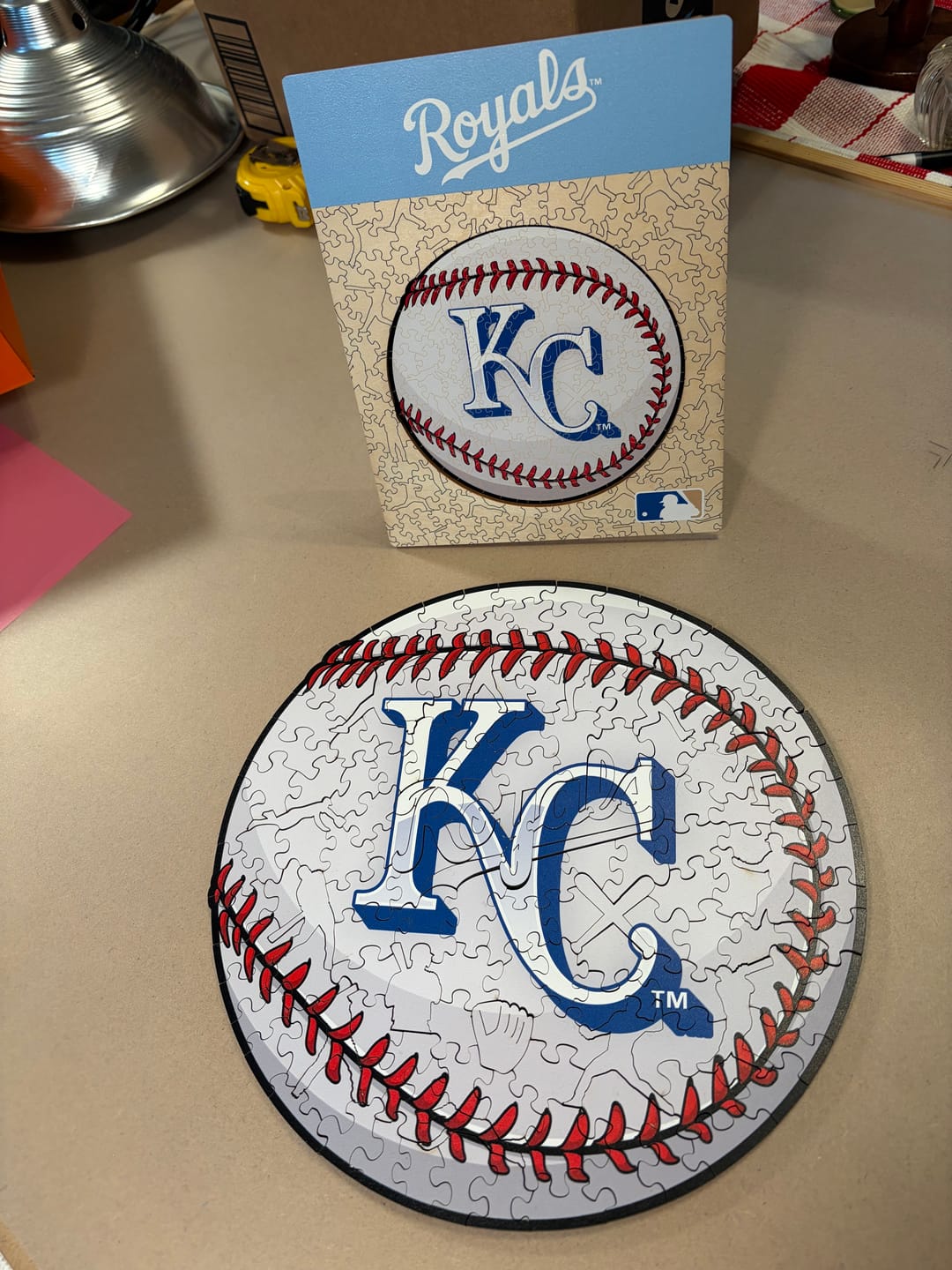 Customer photo review of Kansas City Royals™ - Wooden Puzzle