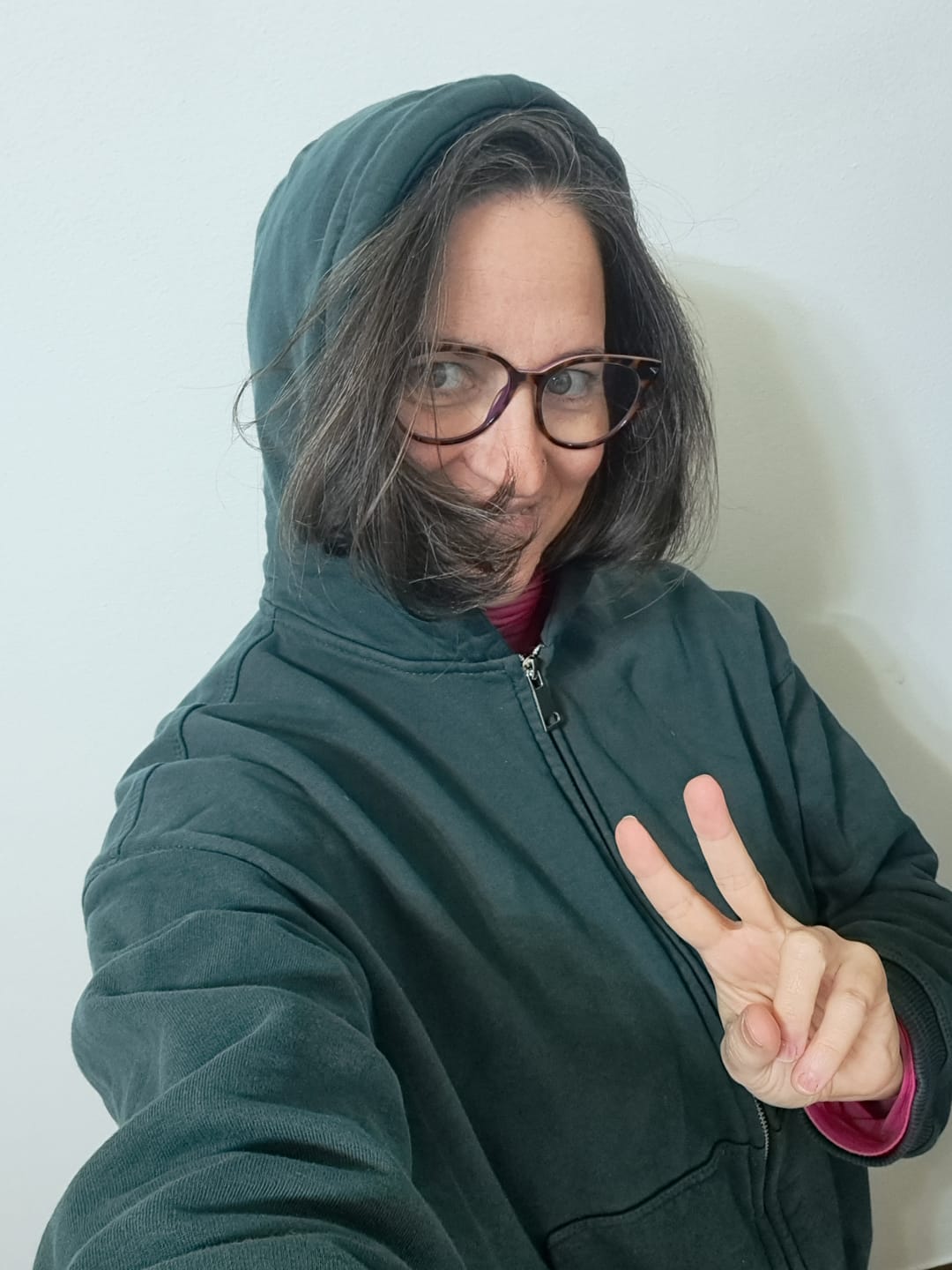 Customer photo review of Zip Hoodie Premium Blanks 330GSM Forest Green