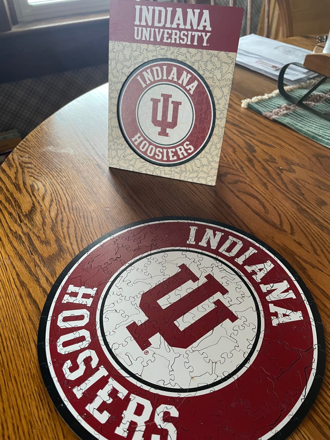Customer photo review of Indiana University - Wooden Puzzle