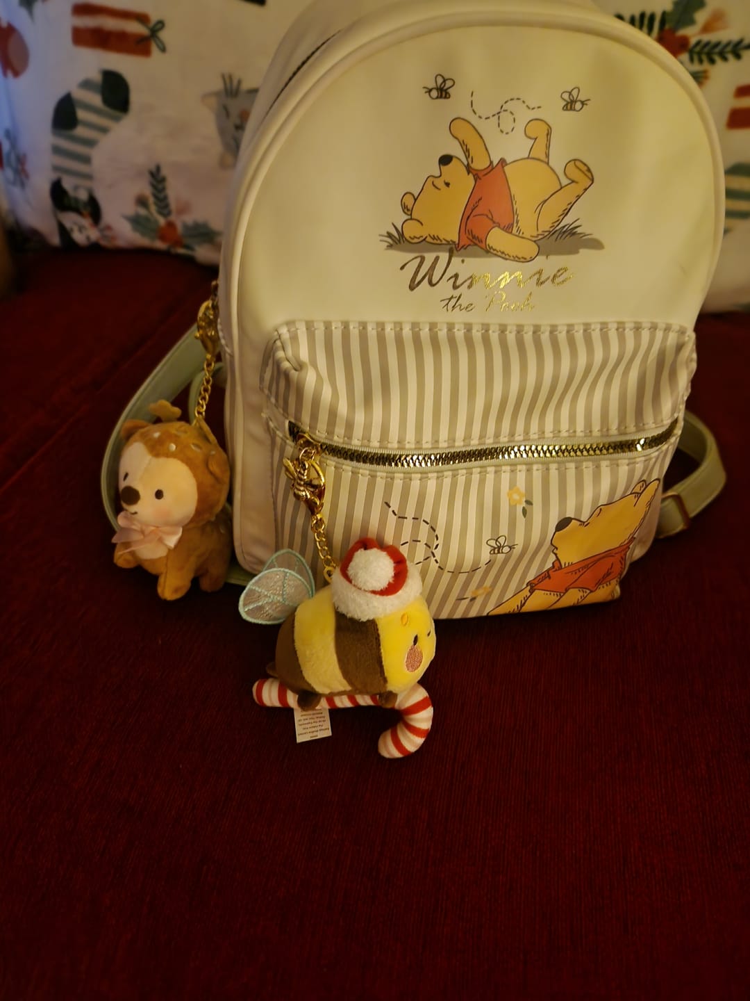 Customer photo review of Cinnamon the Deer Keychain Plush | Kawaii Cottagecore Coquette Plush | Whimsical Pink Bow Deer Plushie | Katnipp Studios