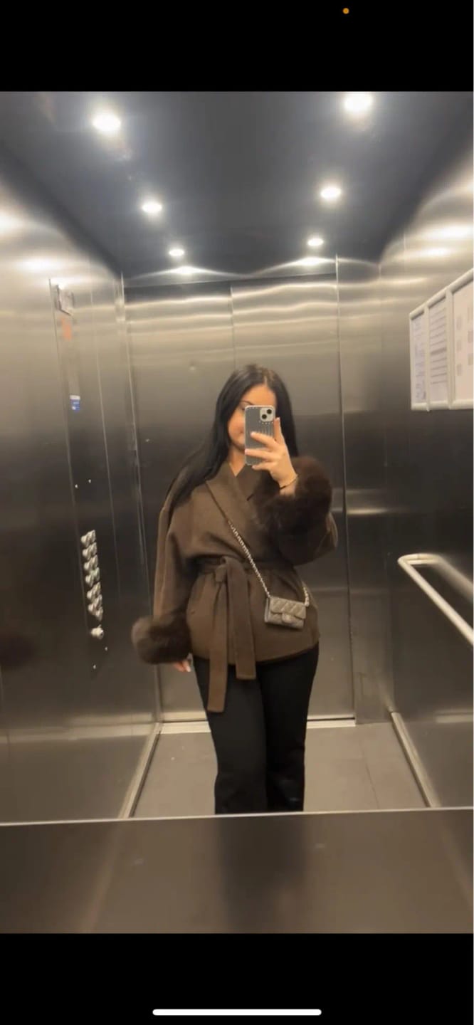 Customer photo review of Ellianna Faux Fur Coat