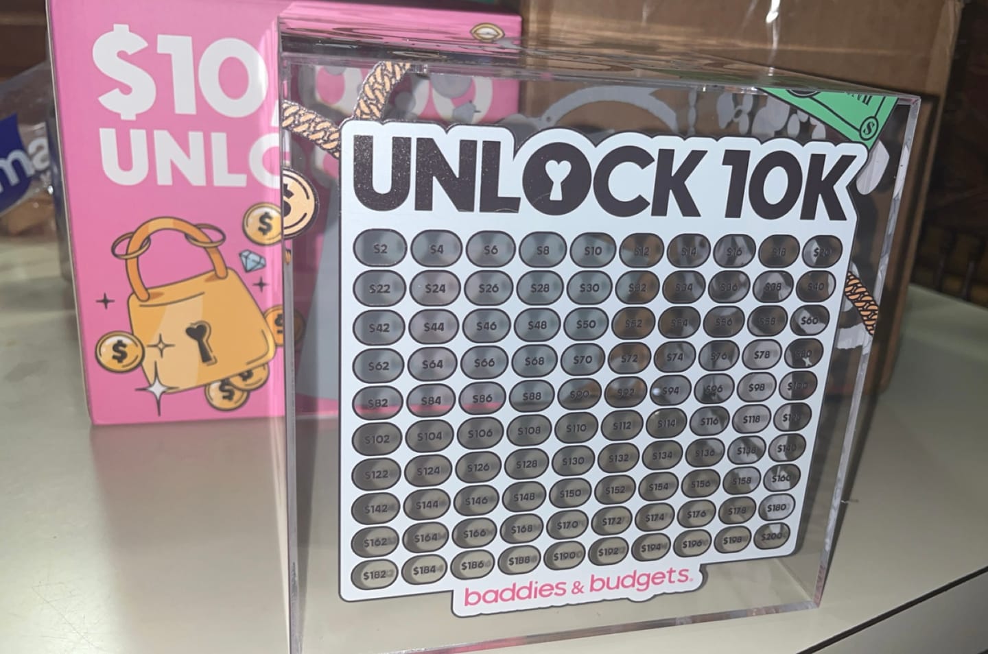 Customer photo review of 10K Unlocked Savings Box