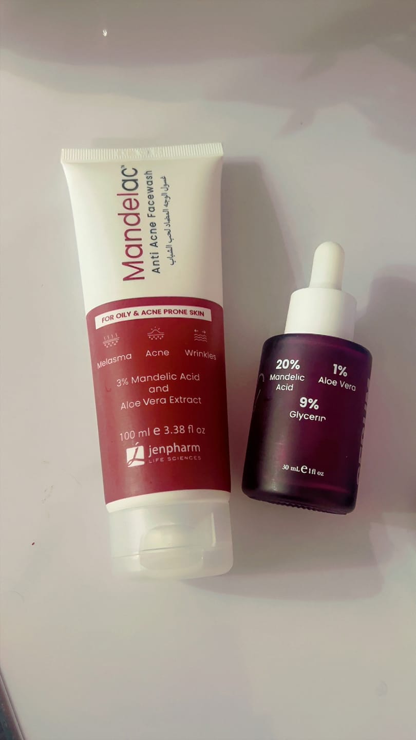 Customer photo review of MandelAC Serum