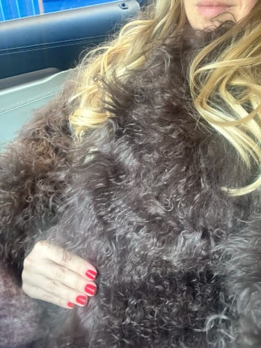 Customer photo review of Miranda Faux Fur Coat