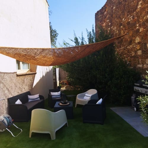 Customer photo review of Toldo fibra de coco