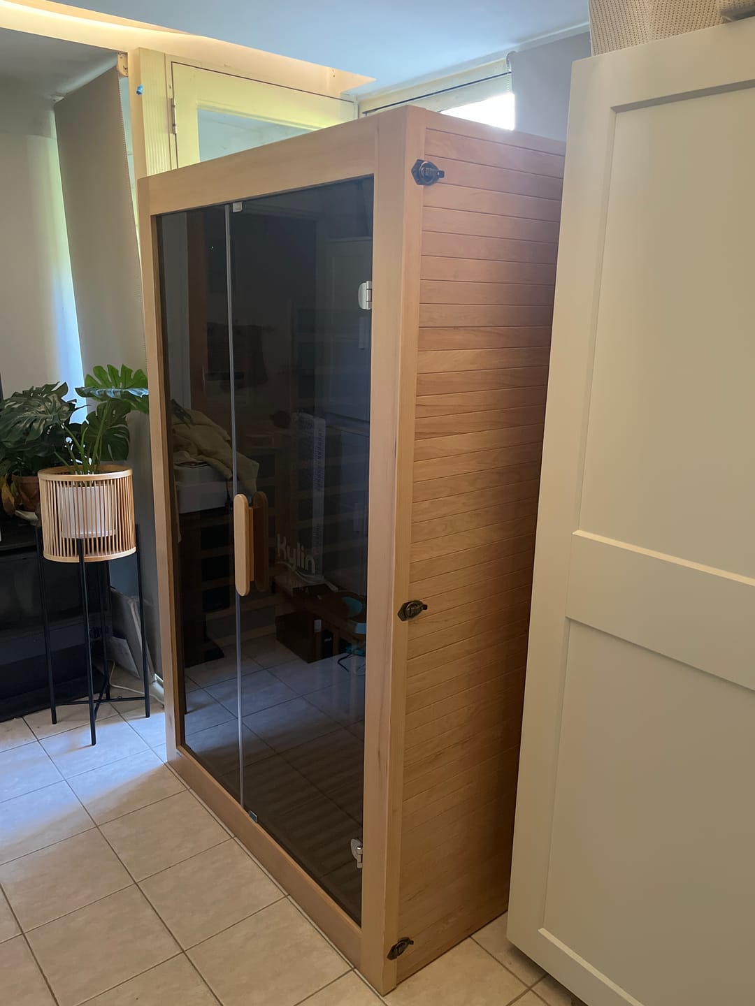 Customer photo review of Kylin Low EMF Carbon Infrared Sauna Room 2 Person H6203 (Floor Heater included)