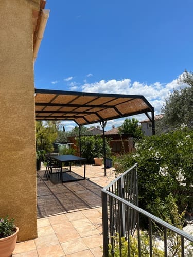 Customer photo review of Toldo fibra de coco