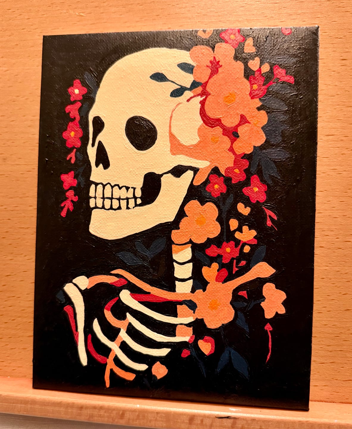 Customer photo review of 6 Mini Paintings - Halloween Night Set