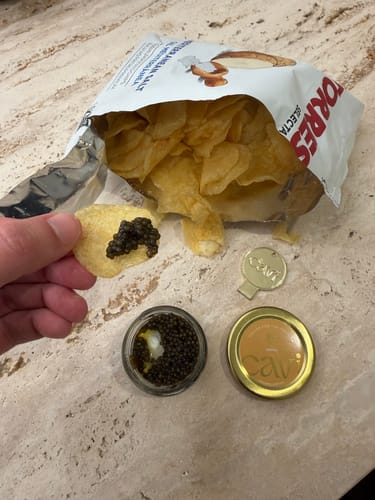 Customer photo review of Torres Potato Chips with Mediterranean Salt