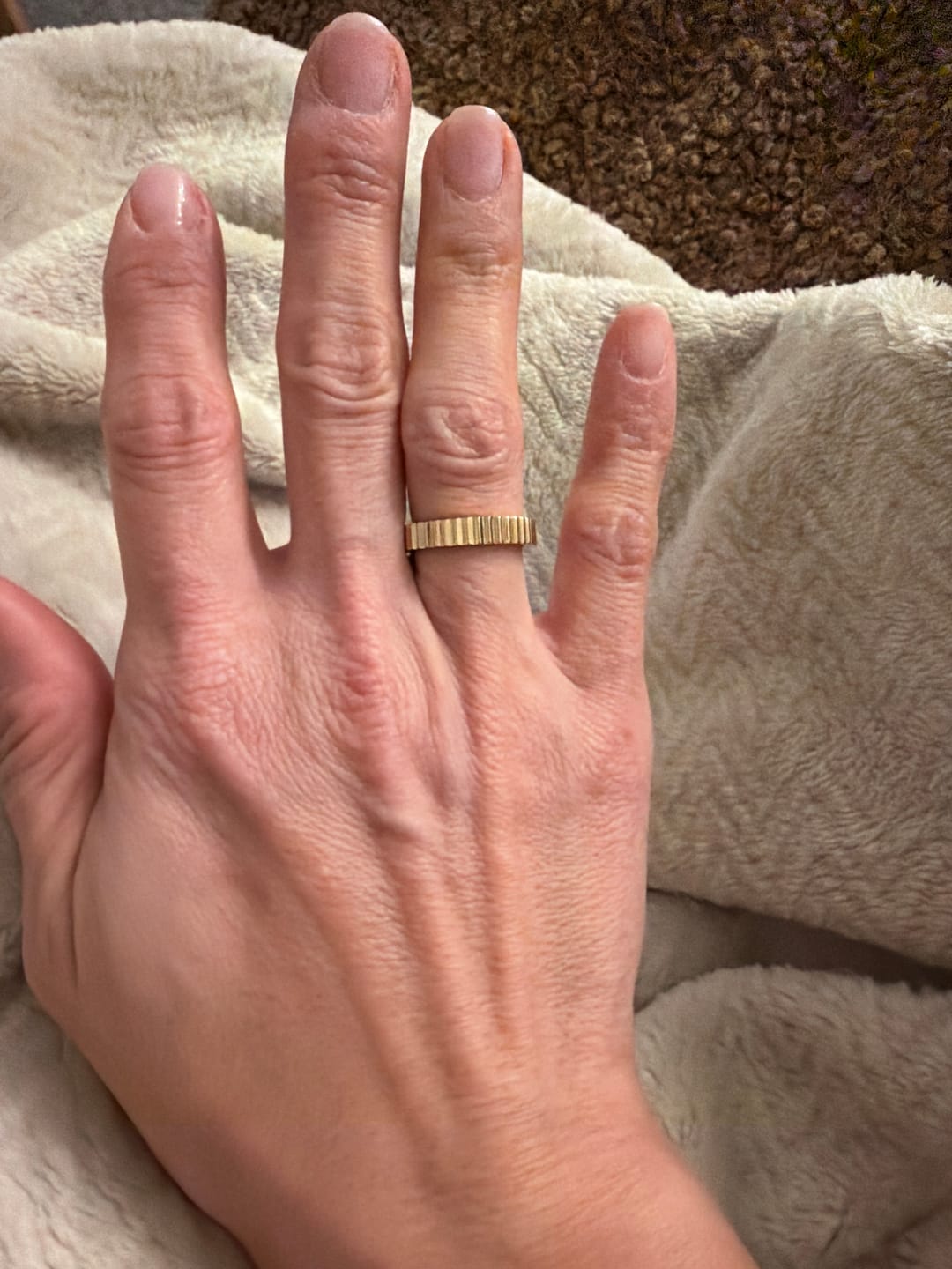 Customer photo review of Mini Pleat Ring