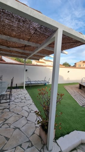Customer photo review of Toldo fibra de coco
