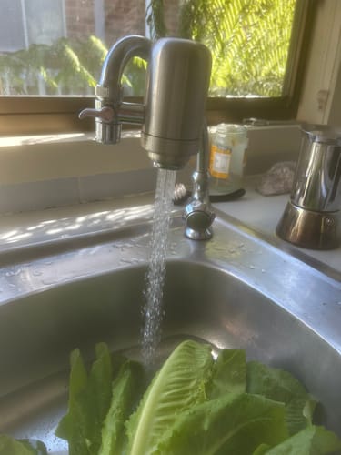 Customer photo review of 🇦🇺 BlissfulHome EcoPure™ 304 Stainless Steel Tap Water Filter