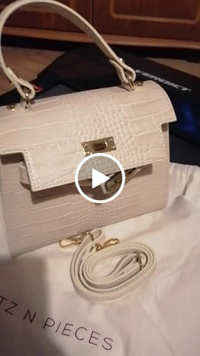 Customer video review of The Kate Bag - Medium Croc