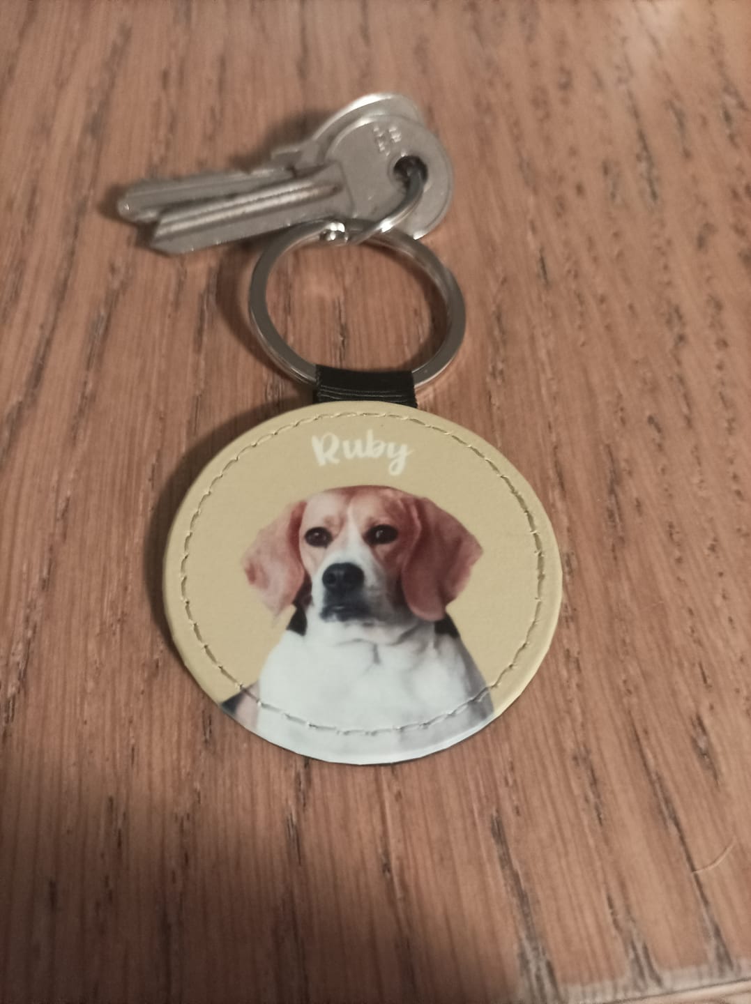 Customer photo review of Portrait d'animal - Porte-clés personnalisé