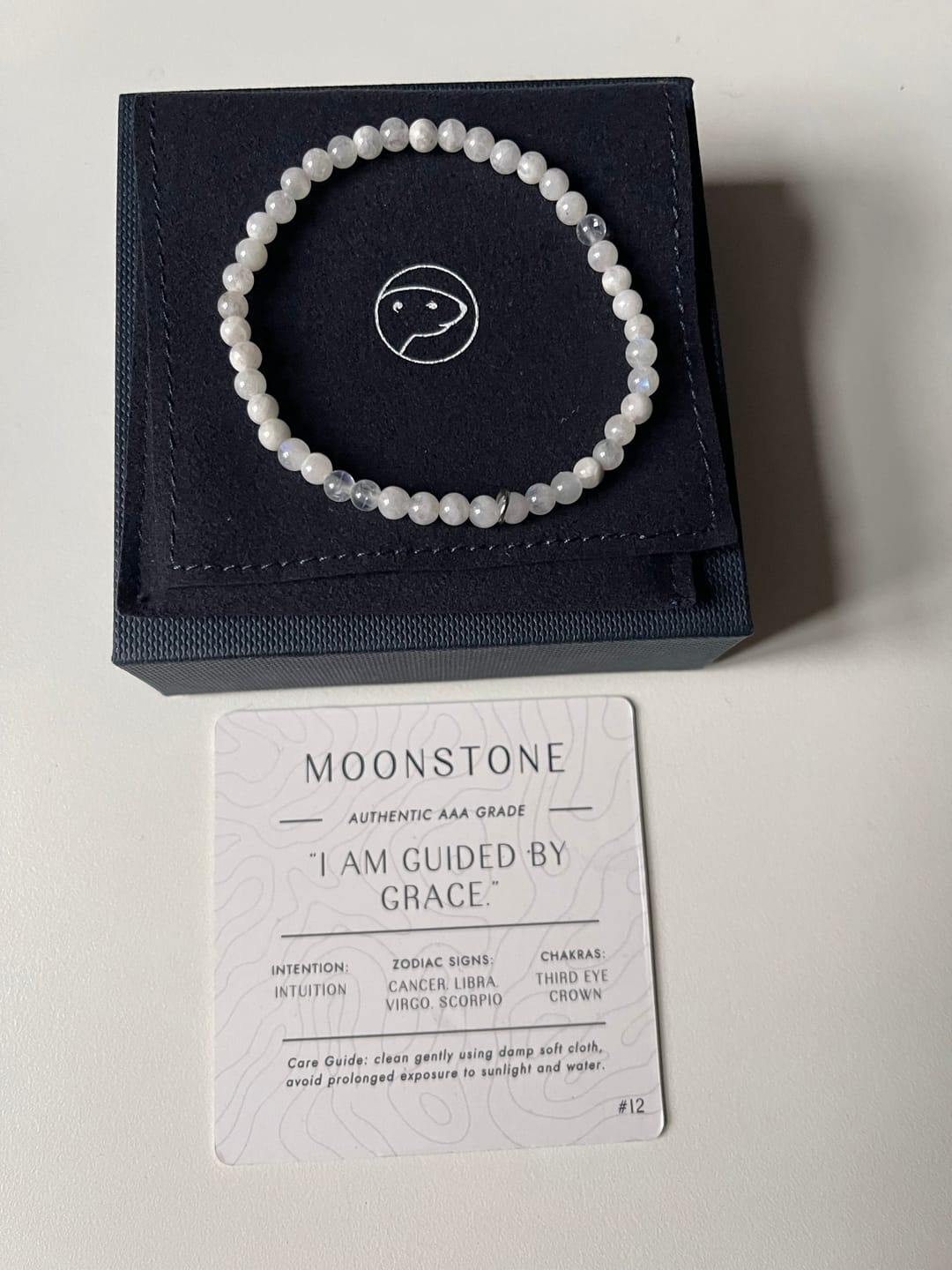 Customer photo review of Moonstone Beaded Duo Mini