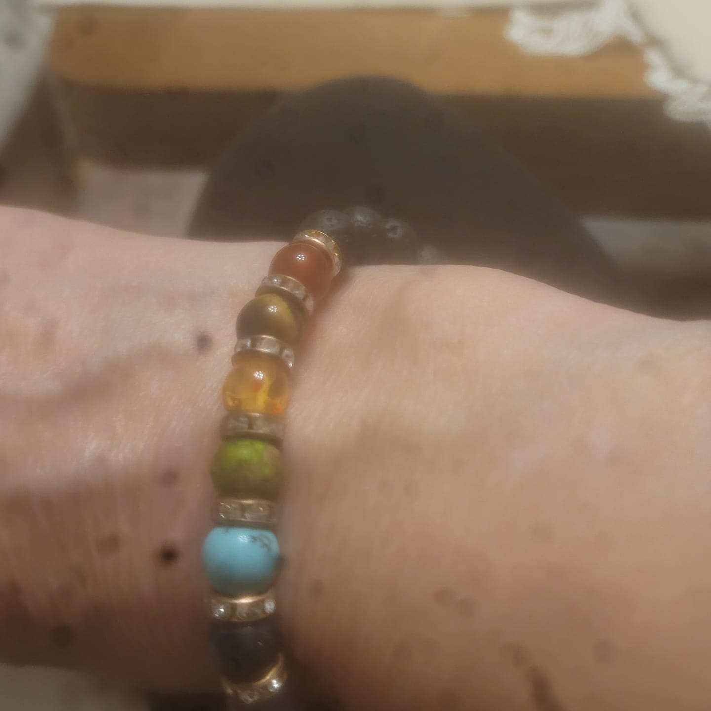Customer photo review of 7 Chakren Aktivierungs Armband