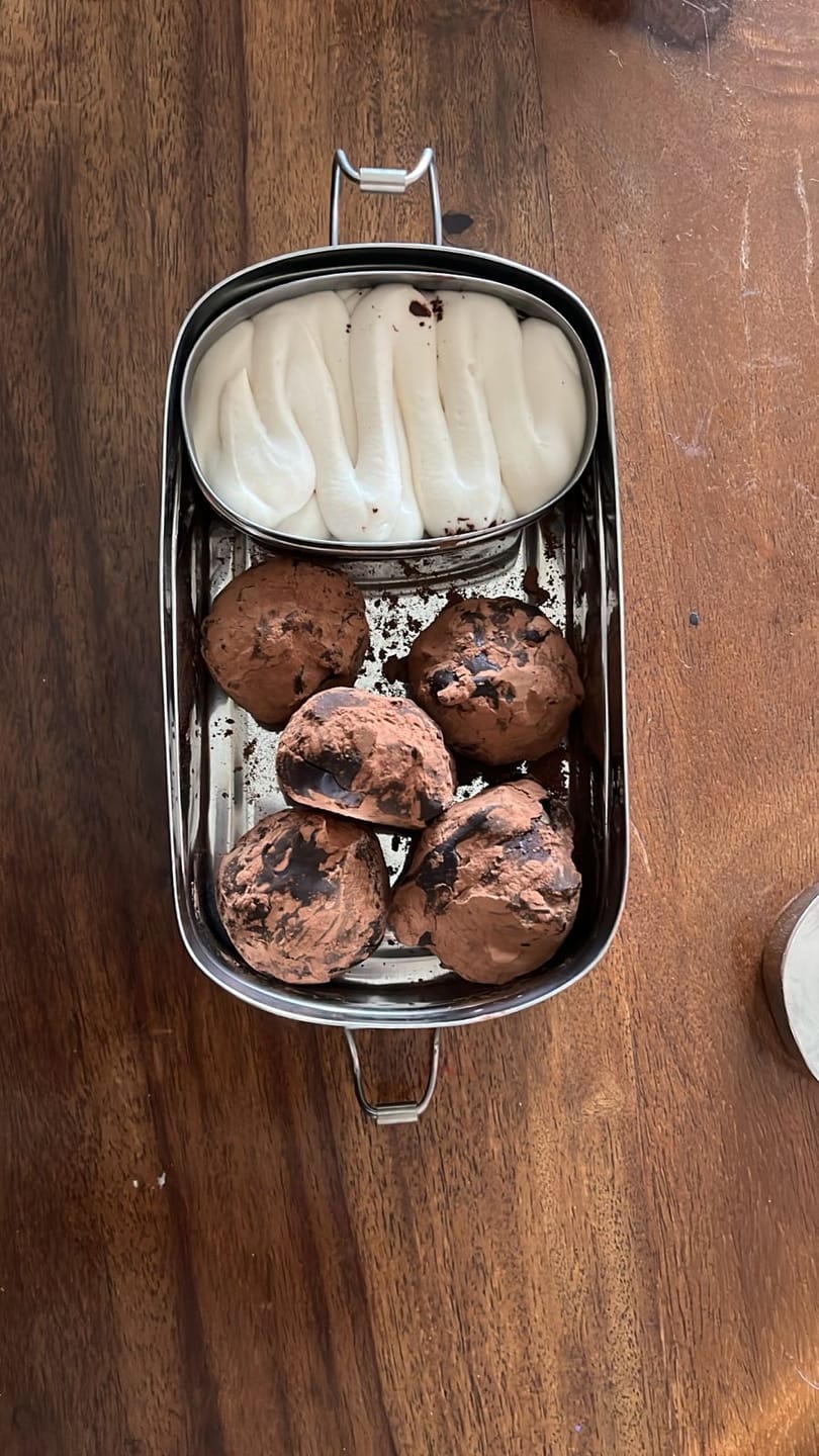 Customer photo review of Tiramisu Ladoos (5 Pcs)