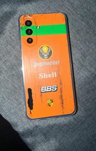 Kundenbewertung mit Foto zu Brun Porsche 962 Livery - Individuelle Handyhülle für Samsung
