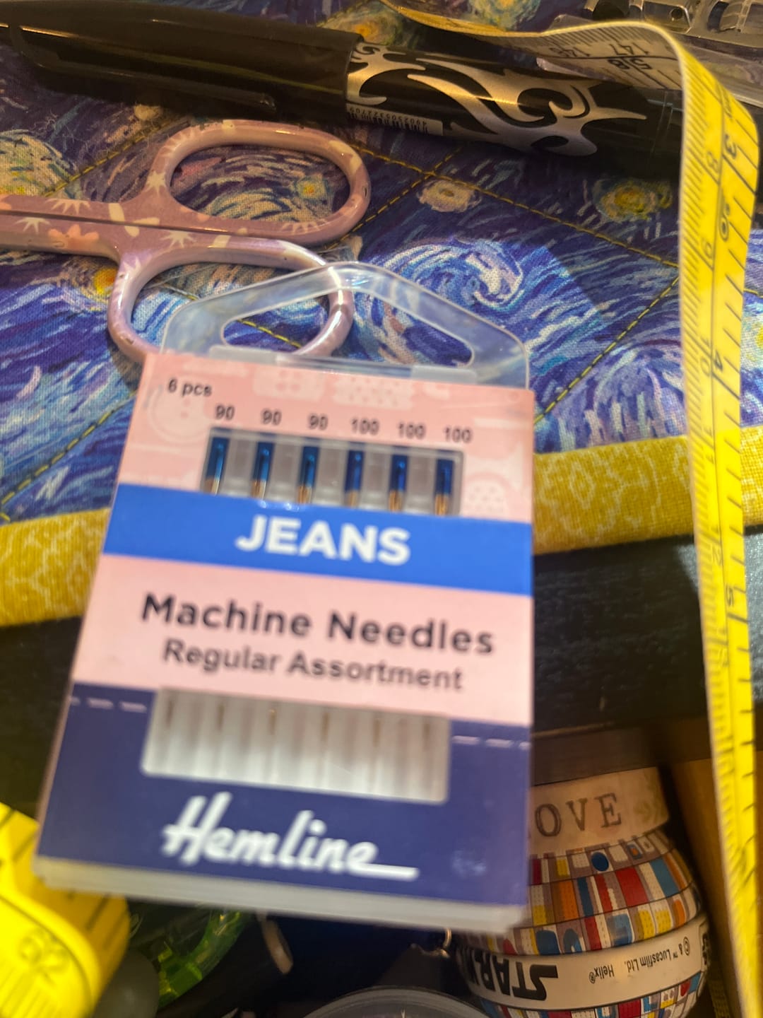 Customer photo review of Hemline Machine Needle - Jeans