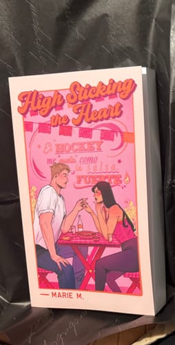 Customer photo review of hockey romance