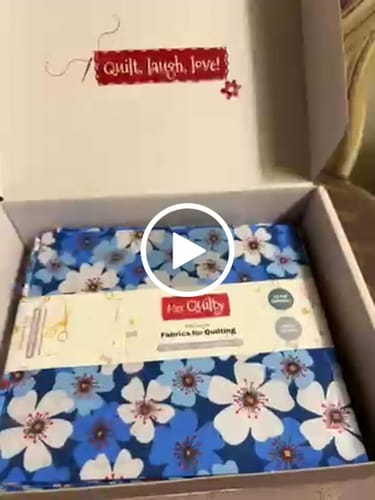 Customer video review of Mrs Quilty Subscription Box