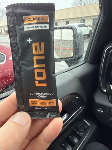 Customer photo review of 100mg Caffeine - Classic - SuperCharged Honey (20-Pack)