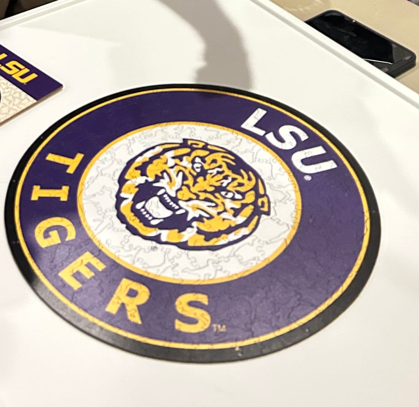 Customer photo review of Louisiana State University - Wooden Puzzle