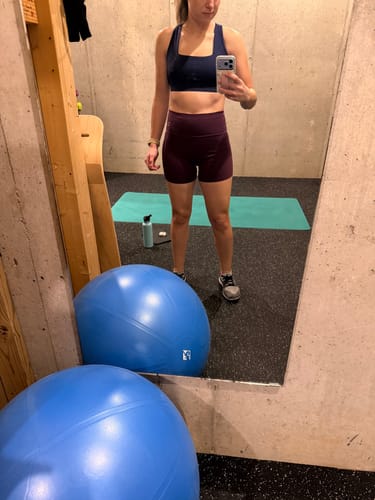 Customer photo review of Vivid Square Neck Sports Bra