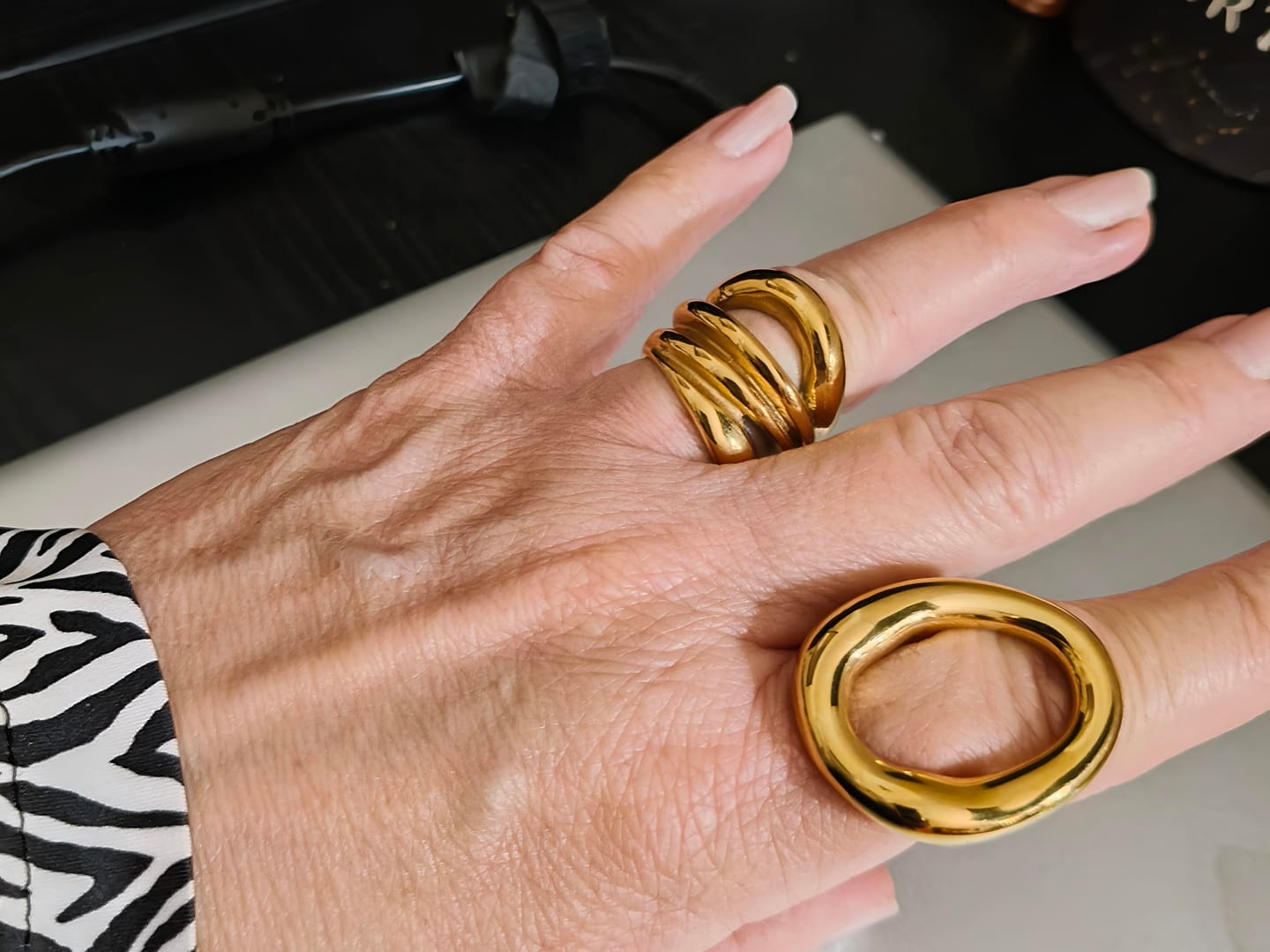 Customer photo review of Anillo Rust