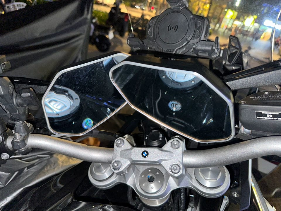 Customer photo review of LOBOO RM02 CNC Foldable Mirrors for Adventure Bikes | Anti-Glare Wide Angle Lens
