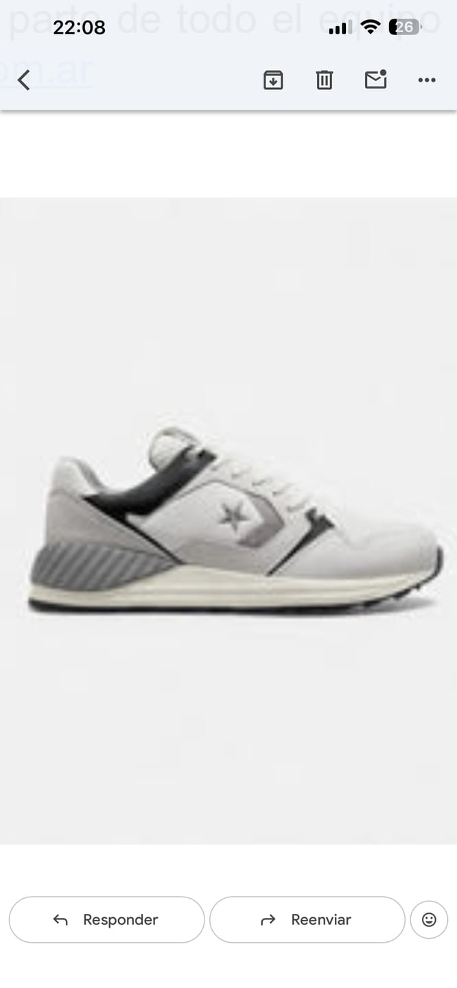 Customer photo review of Zapatillas Converse Wave Trainer Gris Blanco
