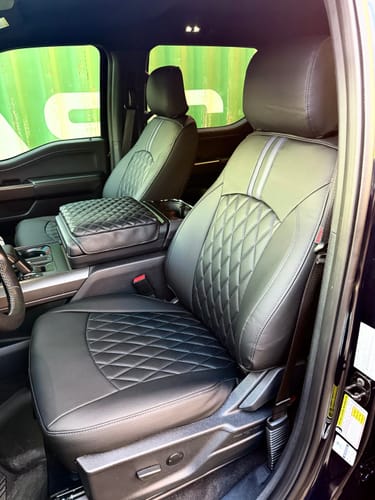 Customer photo review of Premium Custom-Fit Seat Covers