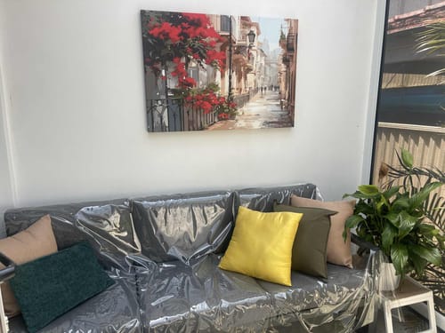 Customer photo review of PEACEFUL VIBRANCE CANVAS