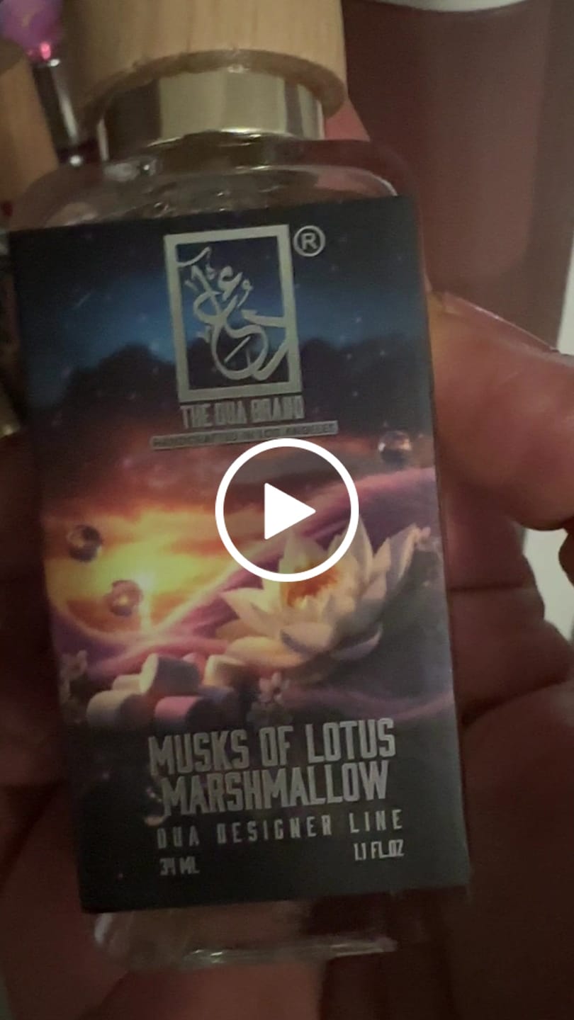Customer video review of Musks Of Lotus Marshmallow