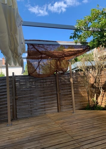 Customer photo review of Toldo fibra de coco