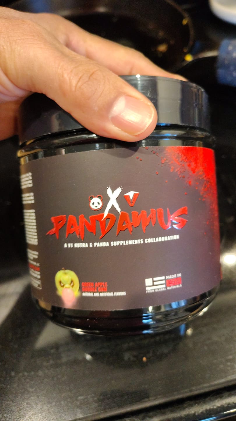 Customer photo review of PANDAMUS Pre Workout Choose your Level (Level I,II,III) (Choose Flavor)