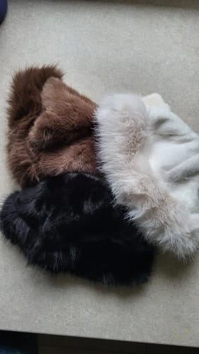 Customer photo review of Adkia Faux Fur Hat