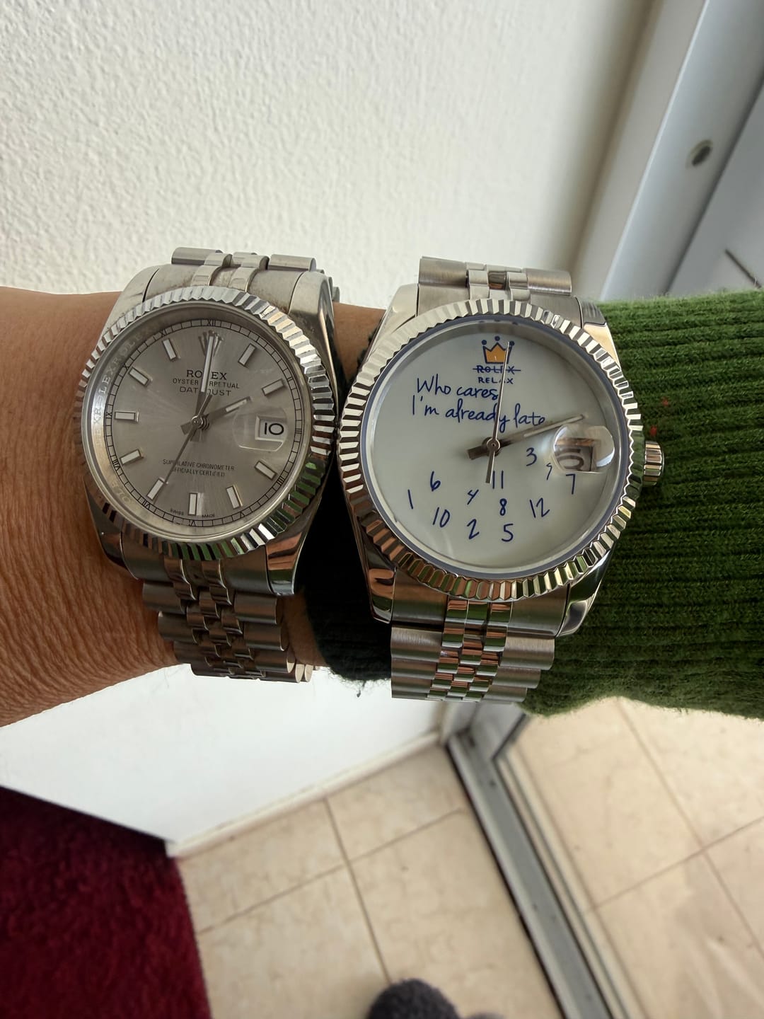 Customer photo review of EONDATE MAXI CLASSIC WATCH