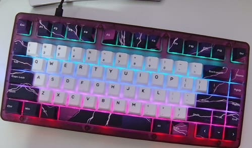 Customer photo review of K75 Mechanical Keyboard - Lightning Energy NickEh30 Edition