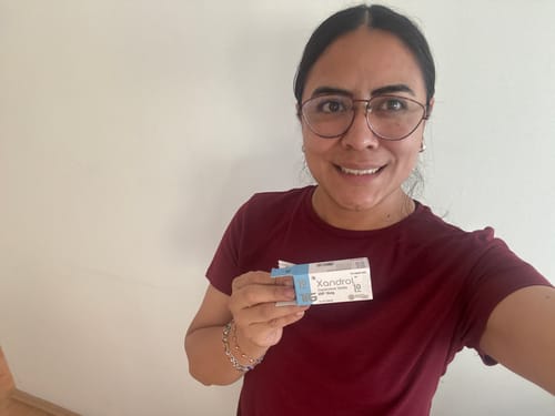 Reseña con foto de un cliente sobre Thaiger Pharma Xandrol Oxandrolona
