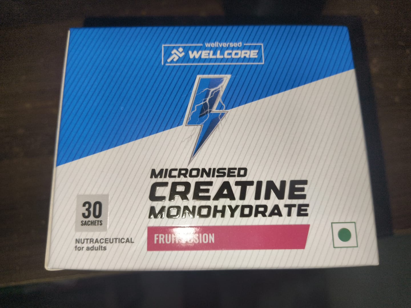 Customer photo review of Wellcore - Pure Micronised Creatine Monohydrate | Fruit Fusion (6 Sachets)