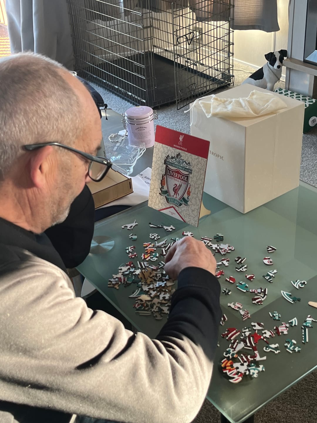 Customer photo review of Liverpool FC® Crest - Wooden Puzzle