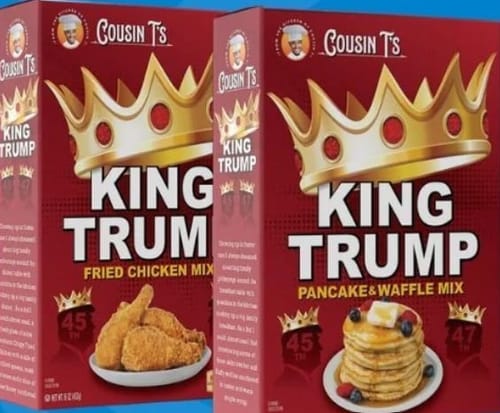 Customer photo review of Cousin T's Gourmet King Trump Fried Chicken Mix
